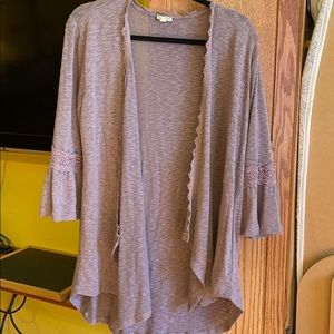 Pretty Cardigan lavender . Great for spring